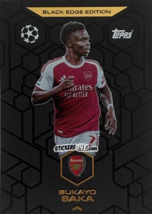 Sticker Bukayo Saka - UEFA Champions League & Europa League 2025-2026. Match Attax
 n. BE2 - Topps