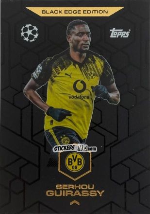Sticker Serhou Guirassy - UEFA Champions League & Europa League 2025-2026. Match Attax
 n. BE7 - Topps