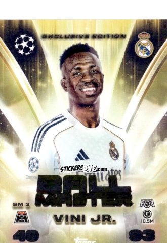 Cromo Vini Jr. - UEFA Champions League & Europa League 2025-2026. Match Attax
 n. BM3 - Topps
