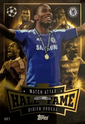 Figurina Didier Drogba - UEFA Champions League & Europa League 2025-2026. Match Attax
 n. HOF2 - Topps