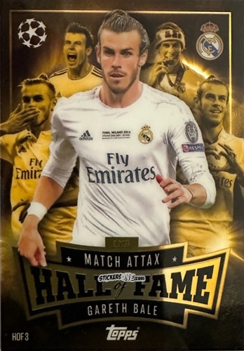 Cromo Gareth Bale - UEFA Champions League & Europa League 2025-2026. Match Attax
 n. HOF3 - Topps