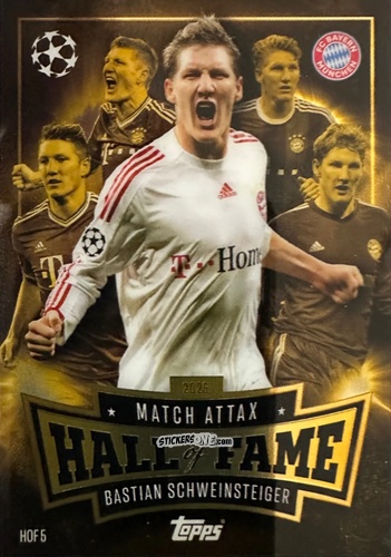 Sticker Bastian Schweinsteiger - UEFA Champions League & Europa League 2025-2026. Match Attax
 n. HOF5 - Topps