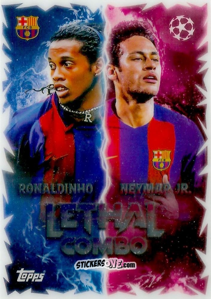 Sticker Ronaldinho / Neymar Jr - UEFA Champions League & Europa League 2025-2026. Match Attax
 n. LC-RN - Topps