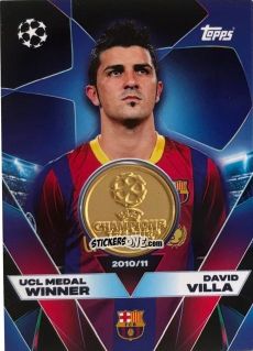 Cromo David Villa - UEFA Champions League & Europa League 2025-2026. Match Attax
 n. UCLW-DV - Topps
