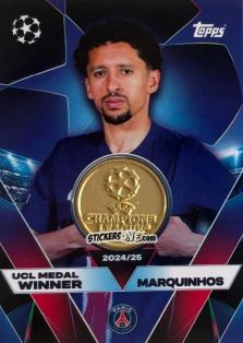 Sticker Marquinhos - UEFA Champions League & Europa League 2025-2026. Match Attax
 n. UCLW-MA - Topps