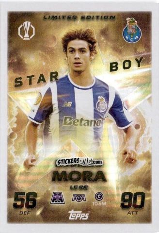 Figurina Rodrigo Mora - UEFA Champions League & Europa League 2025-2026. Match Attax
 n. LE22 - Topps