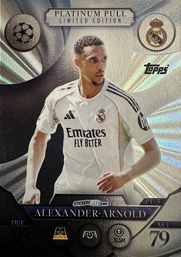 Sticker Trent Alexander-Arnold - UEFA Champions League & Europa League 2025-2026. Match Attax
 n. PL5 - Topps