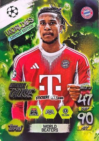 Cromo Michael Olise - UEFA Champions League & Europa League 2025-2026. Match Attax
 n. WLE3 - Topps