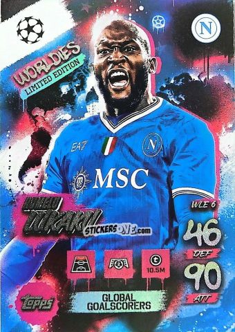Cromo Romelu Lukaku - UEFA Champions League & Europa League 2025-2026. Match Attax
 n. WLE6 - Topps