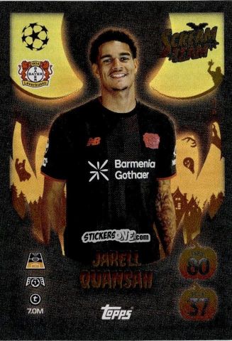 Cromo Jarell Quansah - UEFA Champions League & Europa League 2025-2026. Match Attax
 n. ST4 - Topps