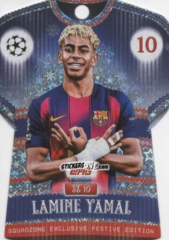 Cromo Lamine Yamal - UEFA Champions League & Europa League 2025-2026. Match Attax
 n. SZ10 - Topps