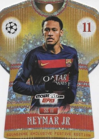 Sticker Neymar Jr - UEFA Champions League & Europa League 2025-2026. Match Attax
 n. SZ11 - Topps