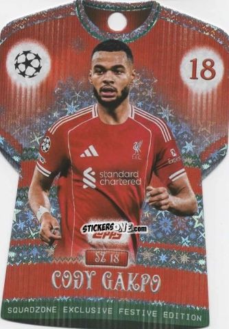 Figurina Cody Gakpo - UEFA Champions League & Europa League 2025-2026. Match Attax
 n. SZ18 - Topps