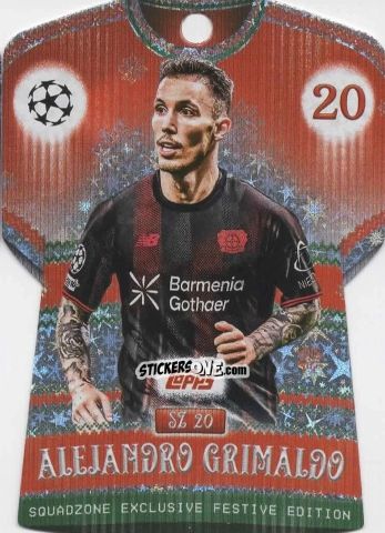 Figurina Alejandro Grimaldo - UEFA Champions League & Europa League 2025-2026. Match Attax
 n. SZ20 - Topps