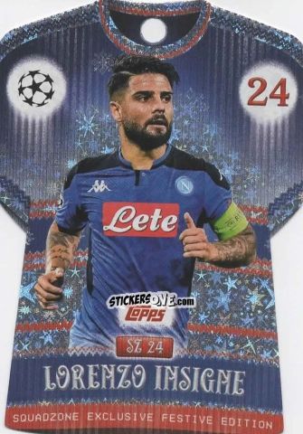 Cromo Lorenzo Insigne - UEFA Champions League & Europa League 2025-2026. Match Attax
 n. SZ24 - Topps