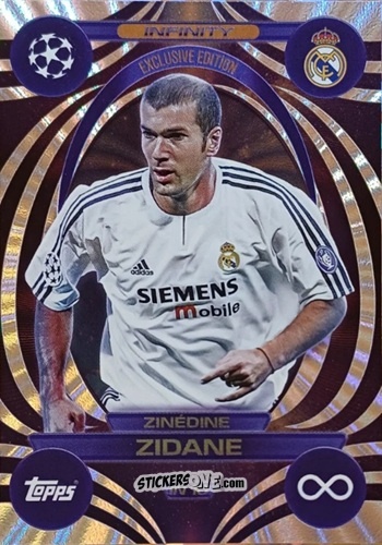 Figurina Zinedine Zidane - UEFA Champions League & Europa League 2025-2026. Match Attax
 n. IN10A - Topps