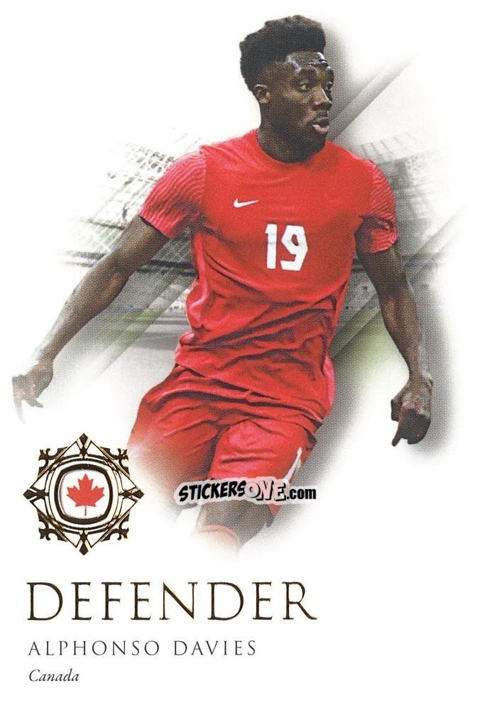 Figurina Alphonso Davies - World Football UNIQUE 2022-2023
 n. 11 - Futera