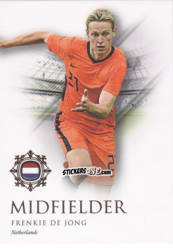 Figurina Frenkie de Jong - World Football UNIQUE 2022-2023
 n. 36 - Futera