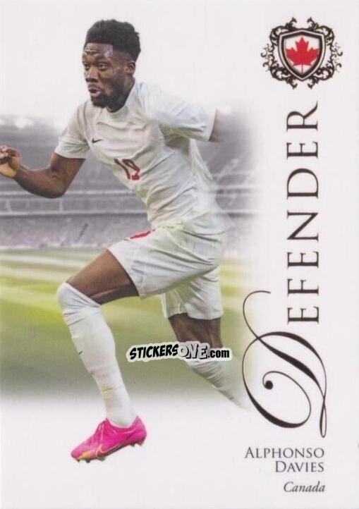Cromo Alphonso Davies - World Football UNIQUE 2023-2024
 n. 11 - Futera