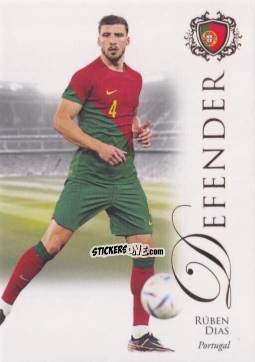 Sticker Ruben Dias - World Football UNIQUE 2023-2024
 n. 13 - Futera