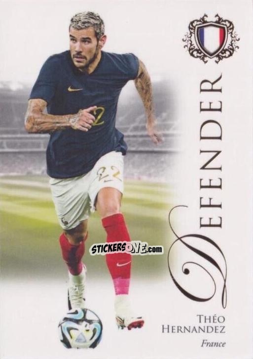 Figurina Theo Hernandez - World Football UNIQUE 2023-2024
 n. 16 - Futera