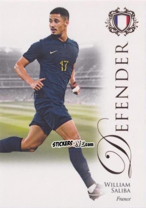 Sticker William Saliba - World Football UNIQUE 2023-2024
 n. 24 - Futera