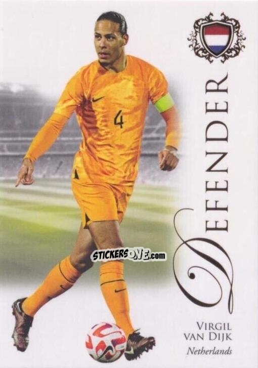 Figurina Virgil van Dijk - World Football UNIQUE 2023-2024
 n. 30 - Futera