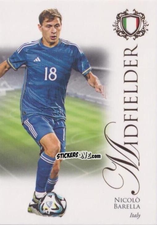 Sticker Nicolò Barella - World Football UNIQUE 2023-2024
 n. 31 - Futera