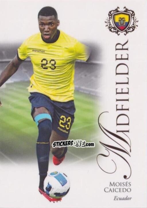Figurina Moisés Caicedo - World Football UNIQUE 2023-2024
 n. 33 - Futera