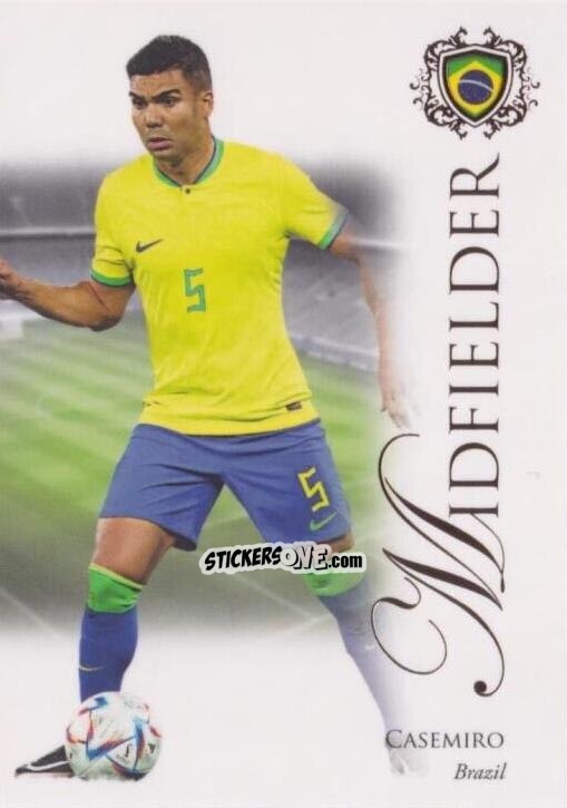 Figurina Casemiro - World Football UNIQUE 2023-2024
 n. 35 - Futera