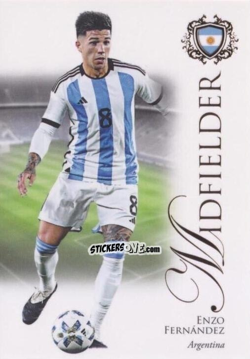 Cromo Enzo Fernández - World Football UNIQUE 2023-2024
 n. 38 - Futera