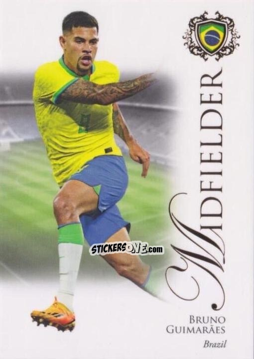 Cromo Bruno Guimarães - World Football UNIQUE 2023-2024
 n. 42 - Futera