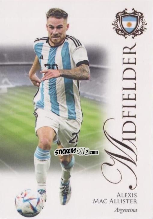 Figurina Alexis Mac Allister - World Football UNIQUE 2023-2024
 n. 46 - Futera