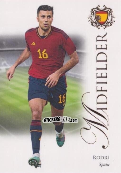 Cromo Rodri - World Football UNIQUE 2023-2024
 n. 53 - Futera
