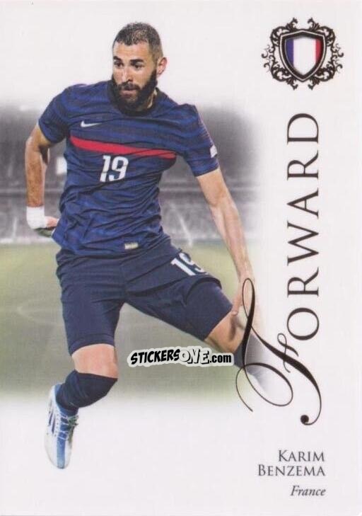 Figurina Karim Benzema - World Football UNIQUE 2023-2024
 n. 62 - Futera