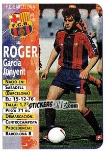 Cromo Roger - Liga Spagnola 1998-1999 - Panini
