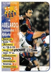 Sticker Abelardo - Liga Spagnola 1998-1999 n. 14 - Panini