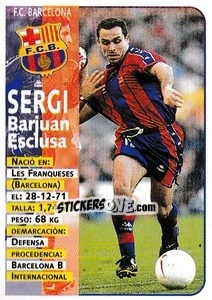 Cromo Sergi - Liga Spagnola 1998-1999 - Panini