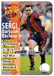 Sticker Sergi - Liga Spagnola 1998-1999 n. 16 - Panini
