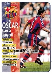 Figurina Oscar - Liga Spagnola 1998-1999 - Panini