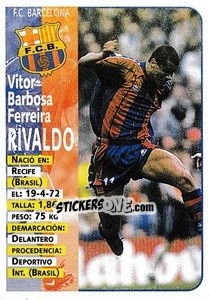 Sticker Rivaldo - Liga Spagnola 1998-1999 n. 25 - Panini
