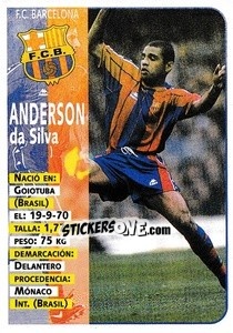 Sticker Anderson - Liga Spagnola 1998-1999 - Panini