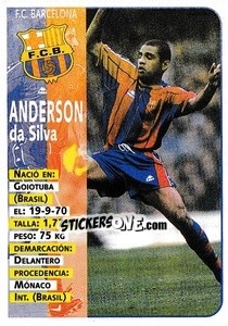 Figurina Anderson - Liga Spagnola 1998-1999 n. 26 - Panini