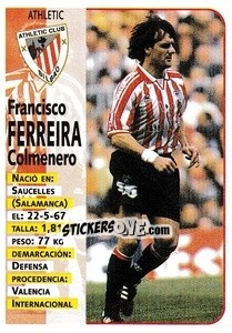Cromo Ferreira - Liga Spagnola 1998-1999 - Panini
