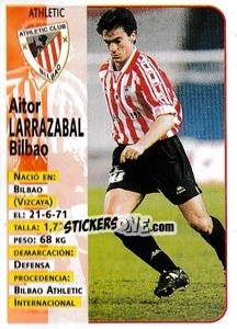 Cromo Larrazabal - Liga Spagnola 1998-1999 - Panini