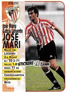 Cromo Jose Mari - Liga Spagnola 1998-1999 - Panini