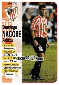 Figurina Nagore - Liga Spagnola 1998-1999 - Panini