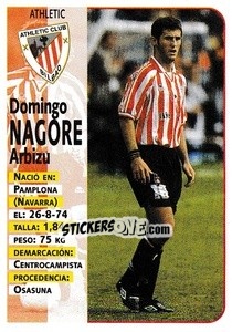 Sticker Nagore - Liga Spagnola 1998-1999 n. 39 - Panini