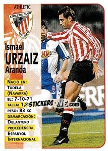 Sticker Urzaiz - Liga Spagnola 1998-1999 n. 45 - Panini