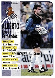 Cromo Alberto - Liga Spagnola 1998-1999 - Panini
